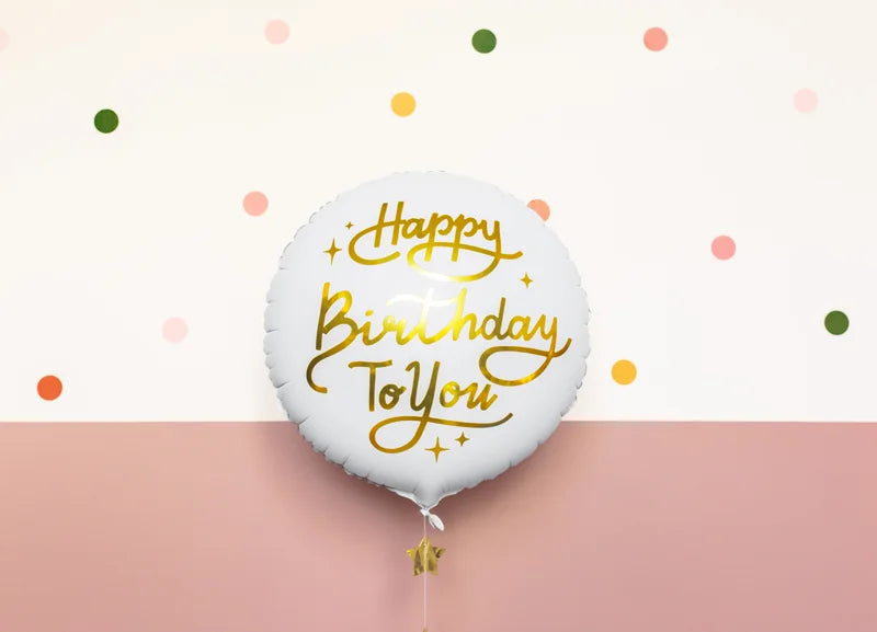 Happy Birthday To You Round Shaped Balloon