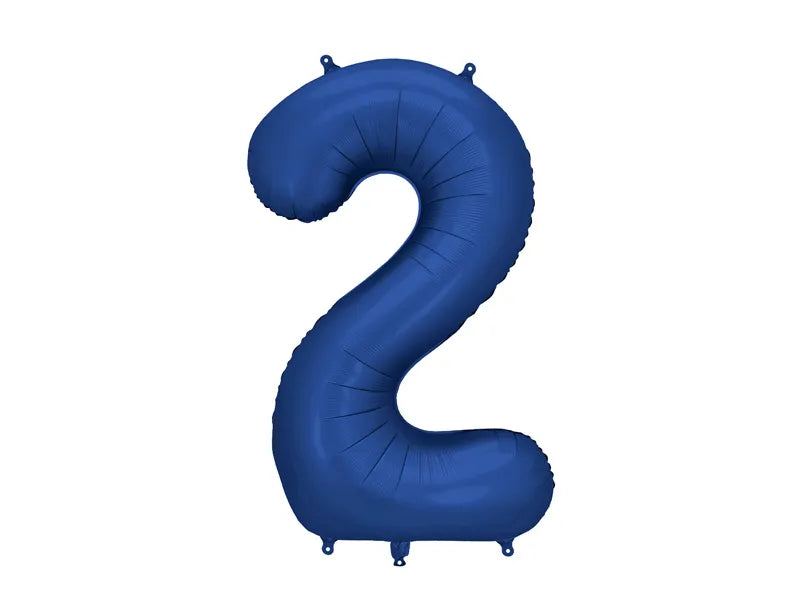 Navy Blue Number Balloon 0-9