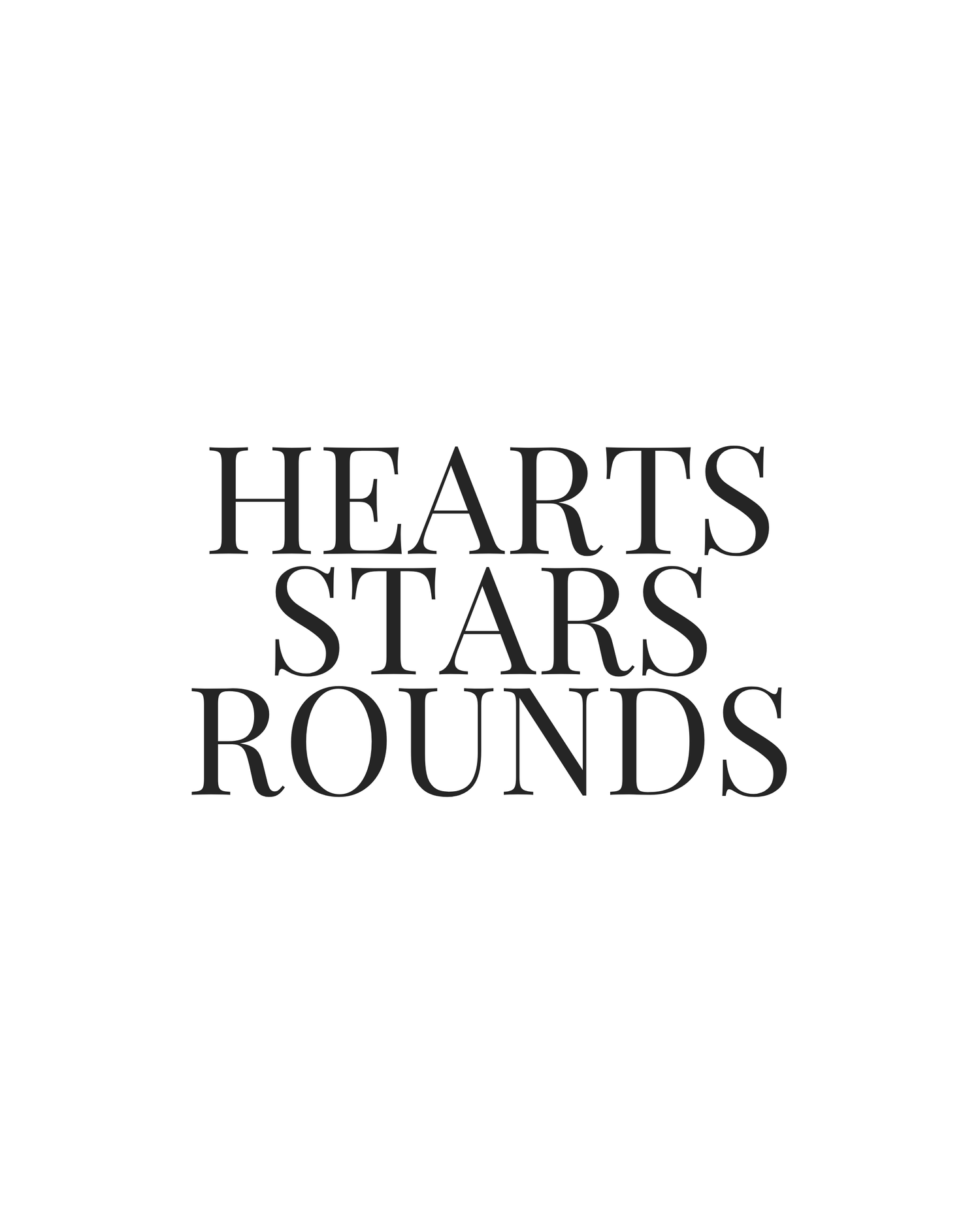 Hearts, Stars, Rounds