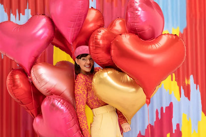 Large Heart Shaped Foil Balloon