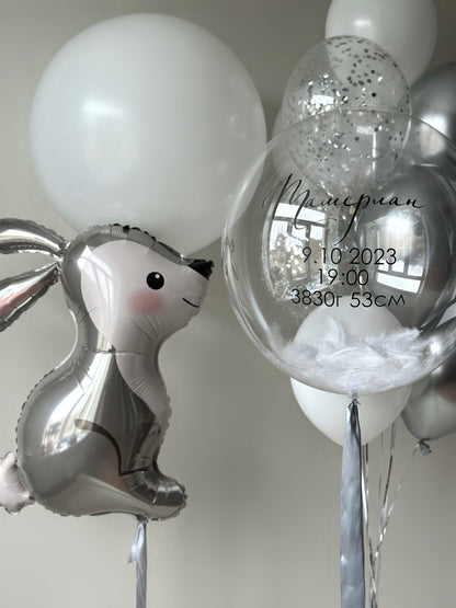 Silver Bunny Set