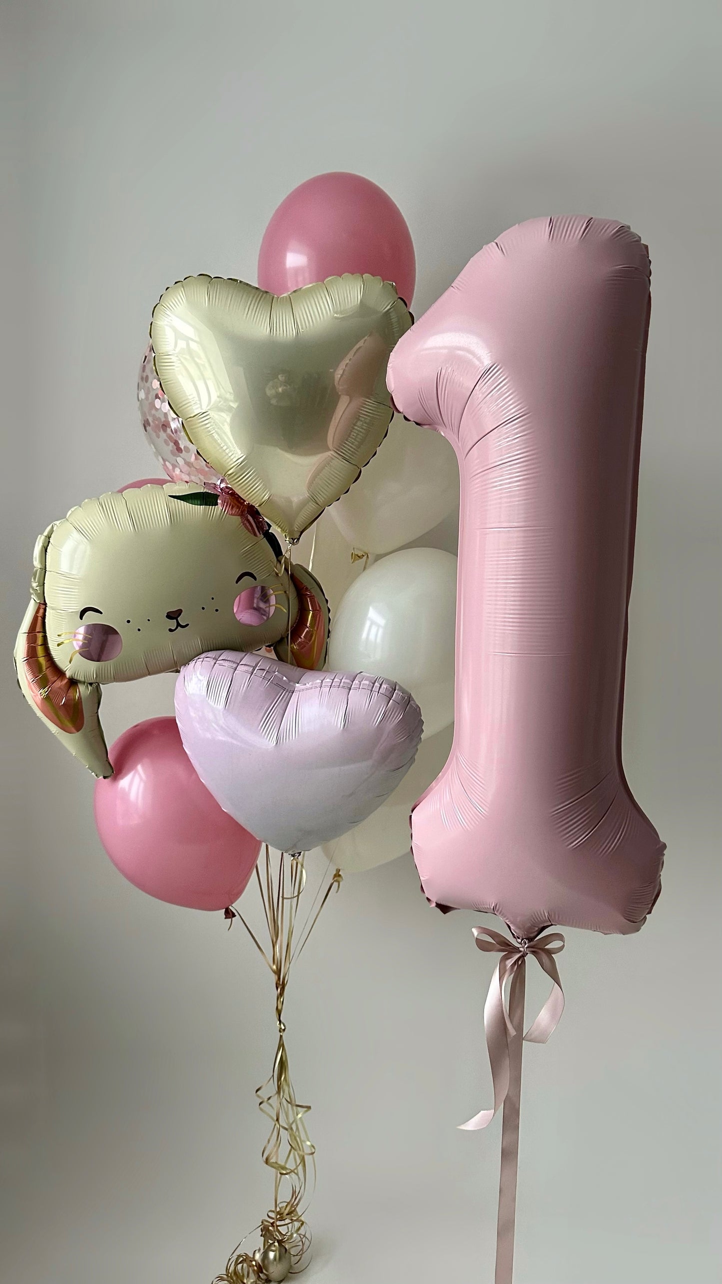Bunny & Hearts First Birthday Set