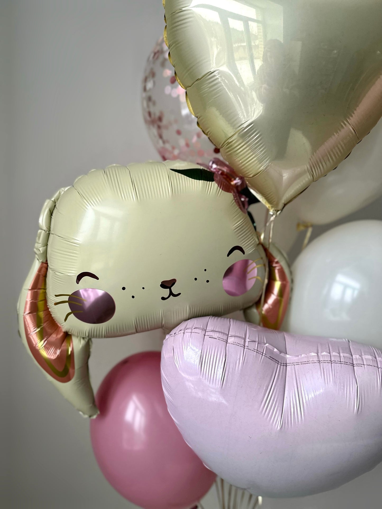 Bunny & Hearts First Birthday Set