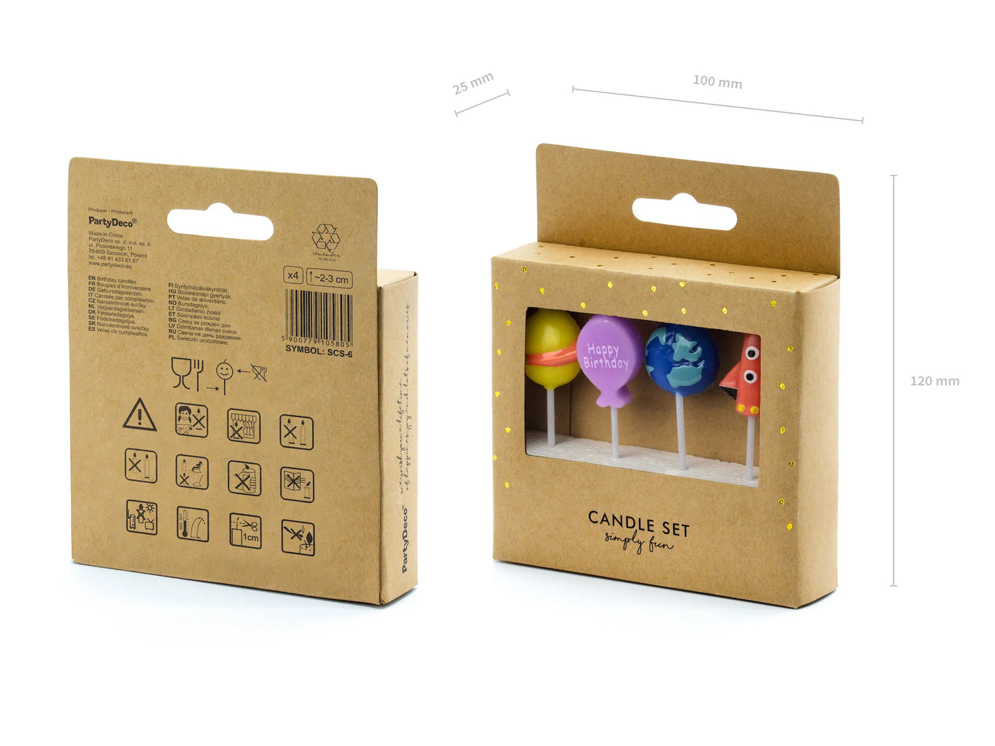 Birthday Candles Space