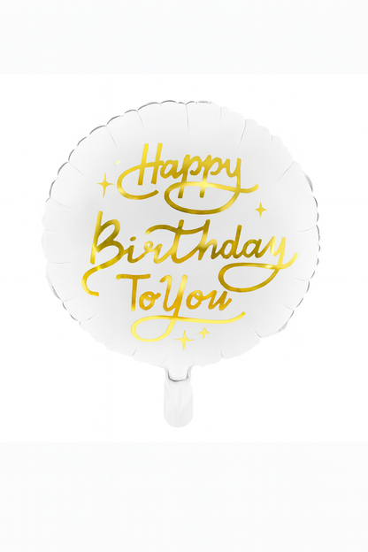 Happy Birthday To You Round Shaped Balloon