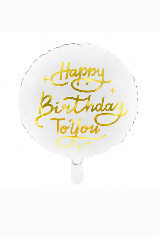 Happy Birthday To You Round Shaped Balloon