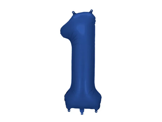 Navy Blue Number Balloon 0-9