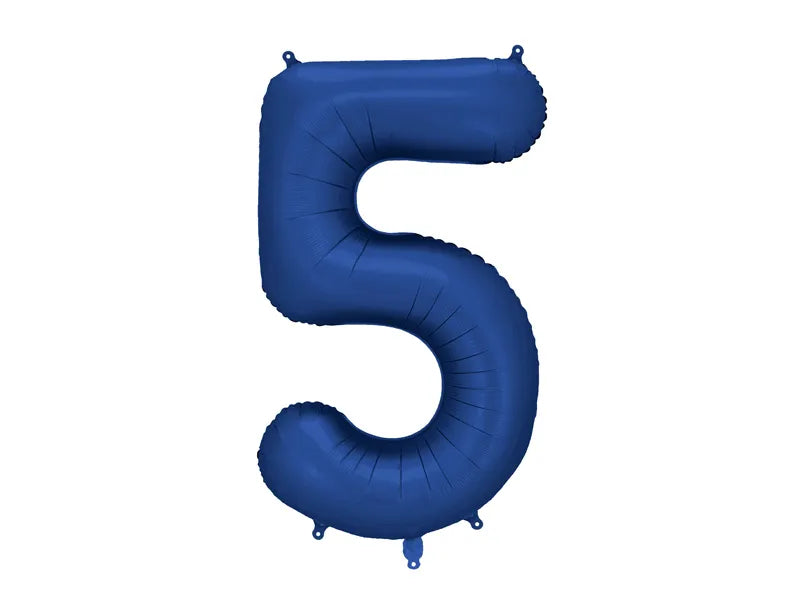 Navy Blue Number Balloon 0-9