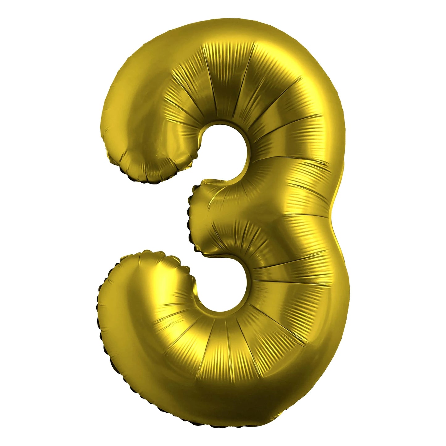 Chrome Gold Number Balloon 0-9