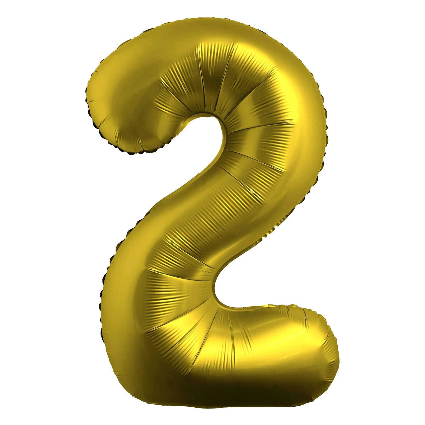 Chrome Gold Number Balloon 0-9