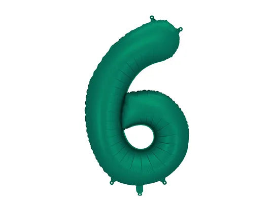 Green Number Balloon 0-9