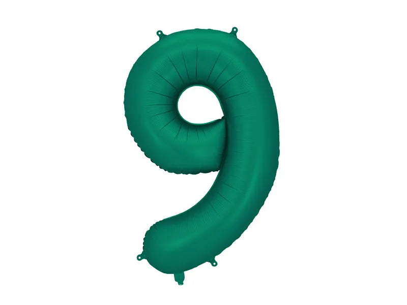 Green Number Balloon 0-9